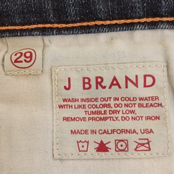 J Brand Women's 800 Ink Mid Rise Flare Leg Jeans Size 29 - Picture 9 of 12